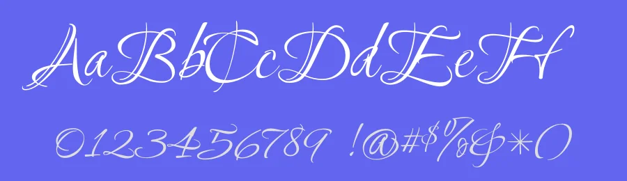 Ruthie by Robert E. Leuschke — Script Handwritten Font — thumbnail 3