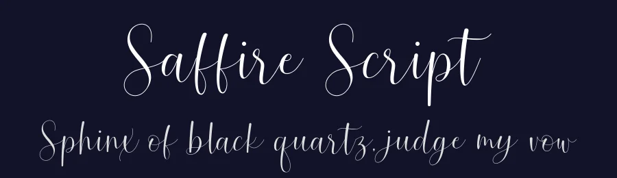 Saffire Script by Nofi Sofyan Hadi — Script Handwritten Font — thumbnail 2
