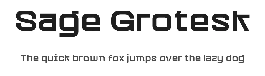 Sage Grotesk
