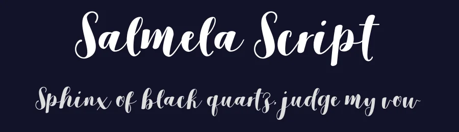 Salmela Script by Salmela_Genenesislab — Script Handwritten Font — thumbnail 2