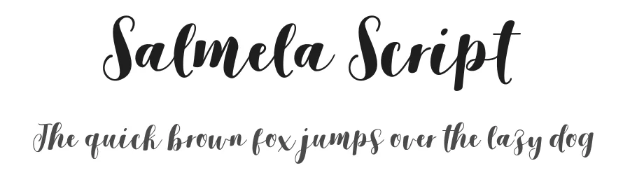 Salmela Script by Salmela_Genenesislab — Script Handwritten Font