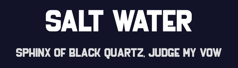 Salt Water by SiapGraph — Sans Serif Font — thumbnail 2