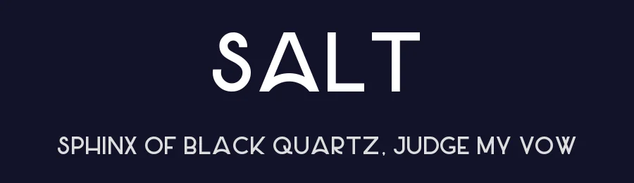 Salt — Sans Serif Font — thumbnail 2
