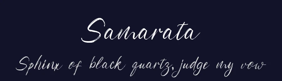 Samarata by Ahmad Muslimin — Script Handwritten Font — thumbnail 2