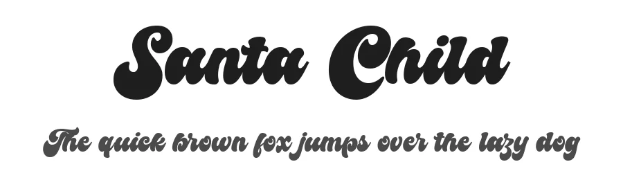 Santa Child by keithzo — Script Handwritten Font