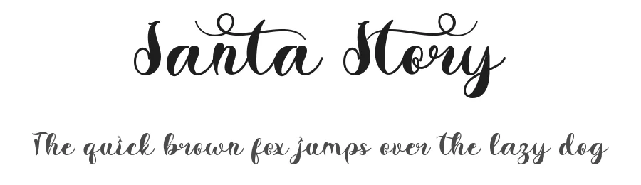 Santa Story by Yoga Letter 2021 (Isroni Yoga Prasetya) — Script Handwritten Font