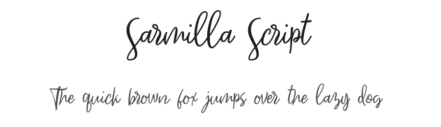 Sarmilla Script by PointlabSTD_FERDIANSYAH — Script Handwritten Font