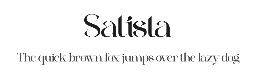 Satista by Heru Utama Putra — Serif Font