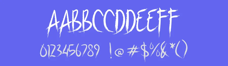 Scarekrowz by deedeetype 2019 — Script Handwritten Font — thumbnail 3