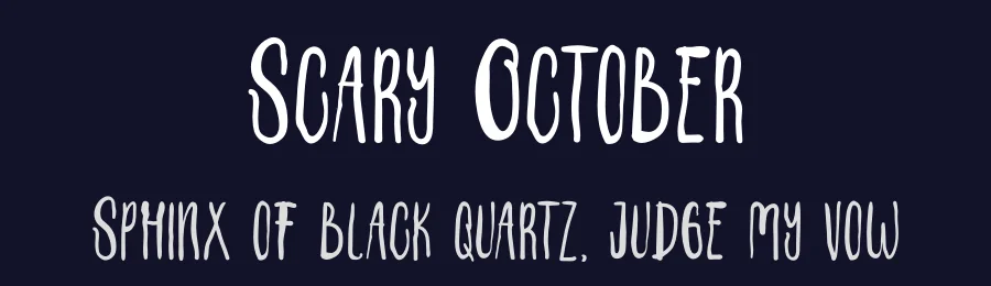 Scary October by Jefri Dwi Alfatah — Script Handwritten Font — thumbnail 2