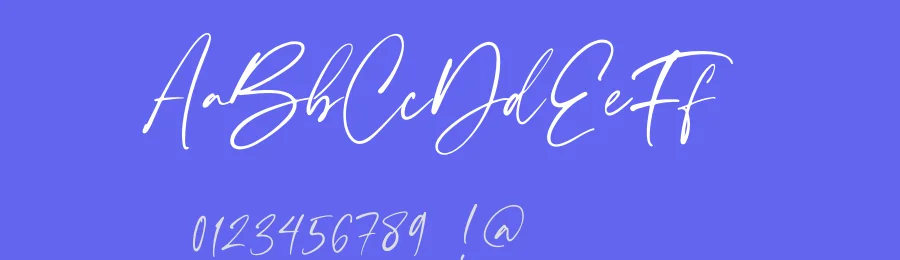 Scatter Ink Script by Muhamad Yusron  Billah — Script Handwritten Font — thumbnail 3