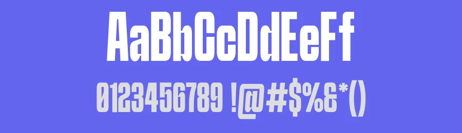 Schabo Condensed — Sans Serif Font — thumbnail 3