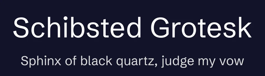Schibsted Grotesk by Bakken & Baeck AS, Henrik Kongsvoll — Sans Serif Font — thumbnail 2