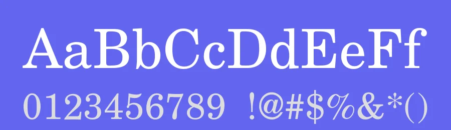 School Century — Serif Font — thumbnail 3