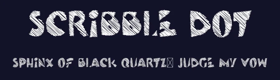 Scribble Dot — Script Handwritten Font — thumbnail 2