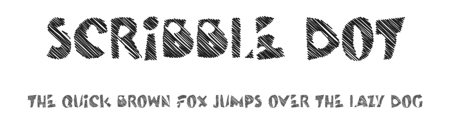 Scribble Dot — Script Handwritten Font