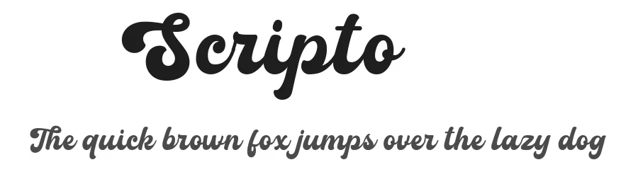 Scripto by Rizky Awaludin — Script Handwritten Font