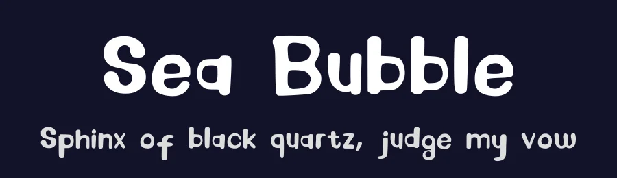 Sea Bubble — Script Handwritten Font — thumbnail 2