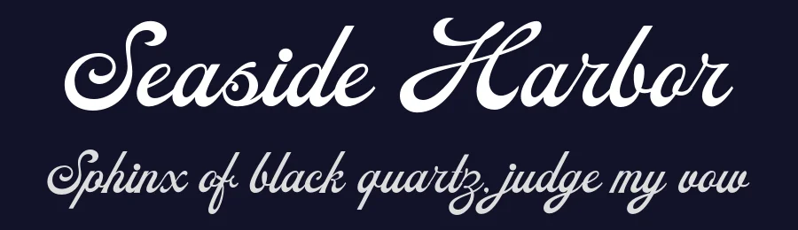 Seaside Harbor by letterhend studio — Script Handwritten Font — thumbnail 2