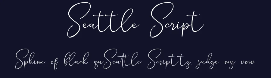 Seattle Script — Script Handwritten Font — thumbnail 2