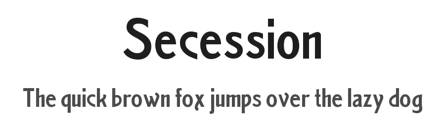Secession by Peter Wiegel — Sans Serif Font