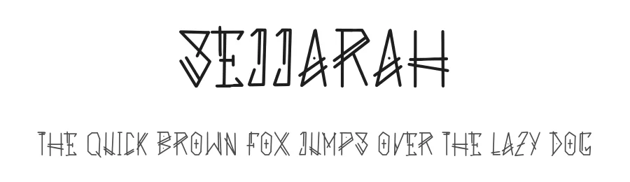 Sejjarah by idealeksis β Display Font