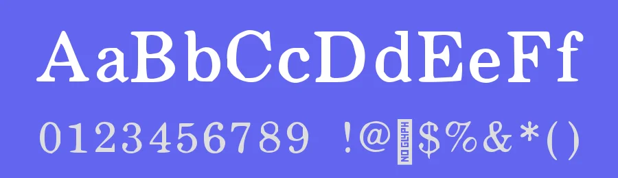 Selectric Century by IBM, Jens Kutilek — Serif Font — thumbnail 3