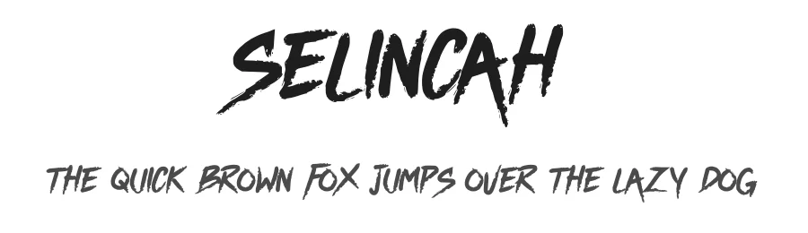 Selincah by idealeksis — Script Handwritten Font