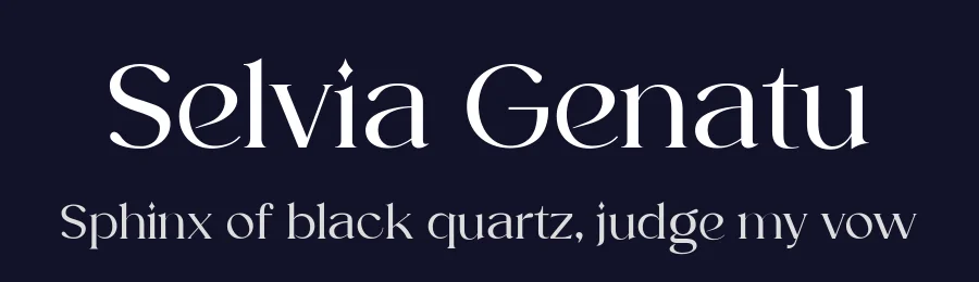 Selvia Genatu by By Abdul Artega — Sans Serif Font — thumbnail 2