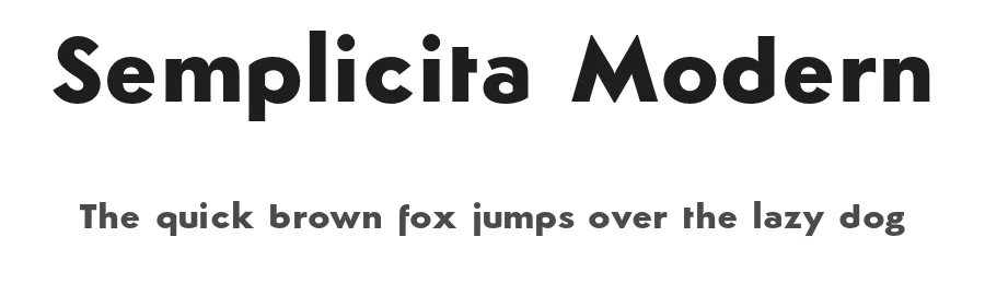 Semplicita Modern by Alessandro Butti, Aldo Novarese, Leonardo Di Lena — Sans Serif Font