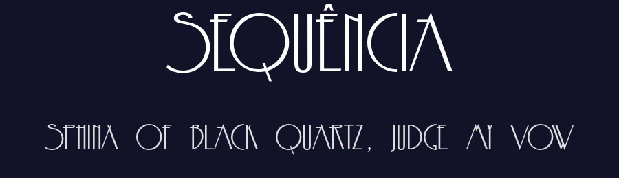 Sequência — Sans Serif Font — thumbnail 2