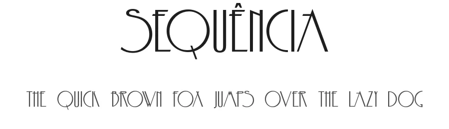 SequΓͺncia β Sans Serif Font