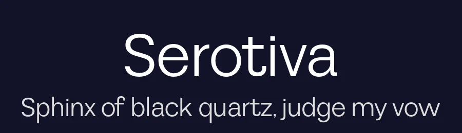 Serotiva by By Abdul Artega, Yukita Creative — Sans Serif Font — thumbnail 2