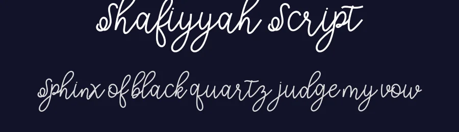 Shafiyyah Script by munawir — Script Handwritten Font — thumbnail 2