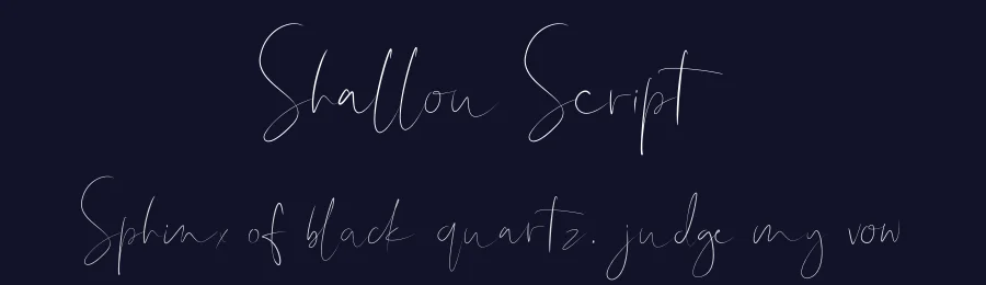 Shallou Script by Noi Minggu — Script Handwritten Font — thumbnail 2
