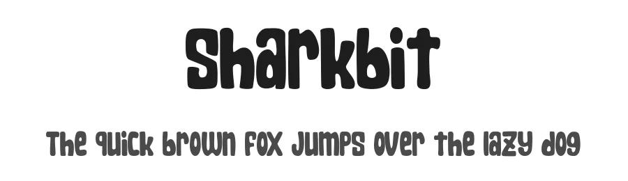 Sharkbit by nami_studio — Display Font