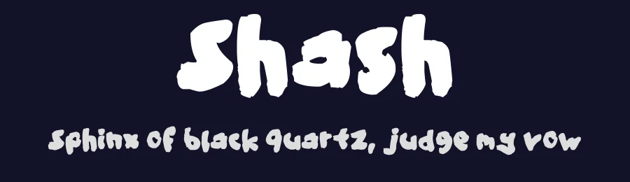 Shash — Script Handwritten Font — thumbnail 2