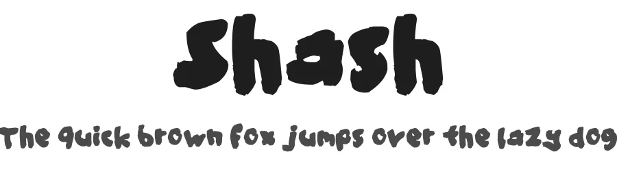Shash — Script Handwritten Font