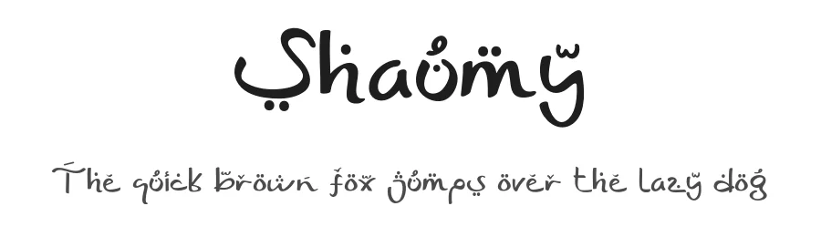 Shaumy by Khurasan — Script Handwritten Font
