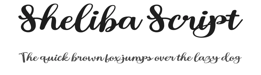 Sheliba Script by Akbartype — Script Handwritten Font