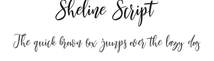 Sheline Script by yanindesign — Script Handwritten Font