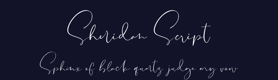 Sheridan Script by Muhamad Yusron  Billah — Script Handwritten Font — thumbnail 2