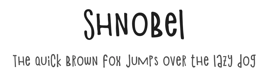 Shnobel by Vova Egoshin / Typemate — Script Handwritten Font