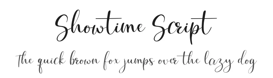 Showtime Script by besttypeco — Script Handwritten Font
