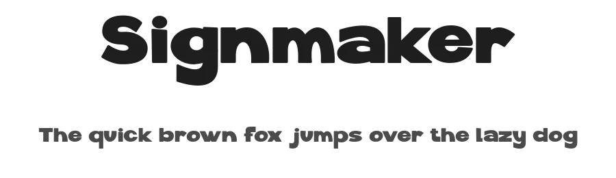 Signmaker by Gabrielle Devina S — Display Font