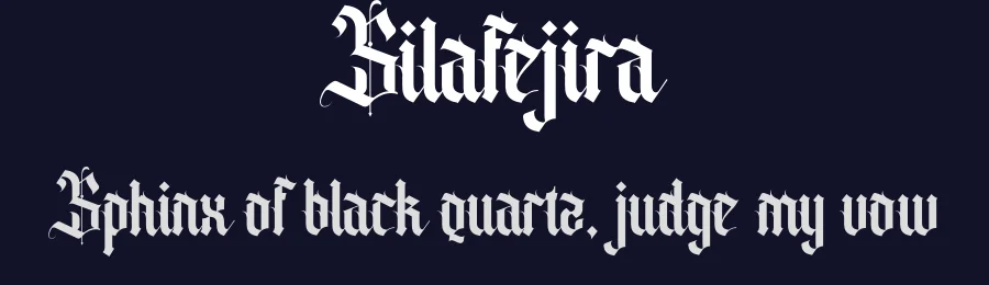 Silafejira by Virgiawan listanto — Display Font — thumbnail 2