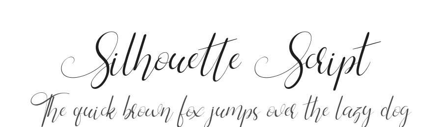 Silhouette Script by Vava Aryanto — Script Handwritten Font