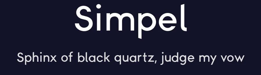Simpel by Janko Jovanovic — Sans Serif Font — thumbnail 2