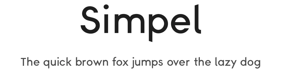 Simpel by Janko Jovanovic — Sans Serif Font