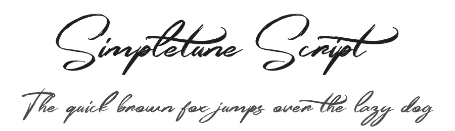 Simpletune Script by Ferry Hadriyan — Script Handwritten Font